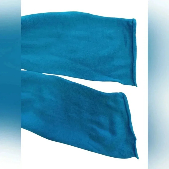 Nic+Zoe LS Open Teal Blue Cardigan Size  Small - Picture 6 of 9